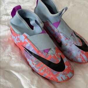 Nike Pink and Purple Soccer Cleats